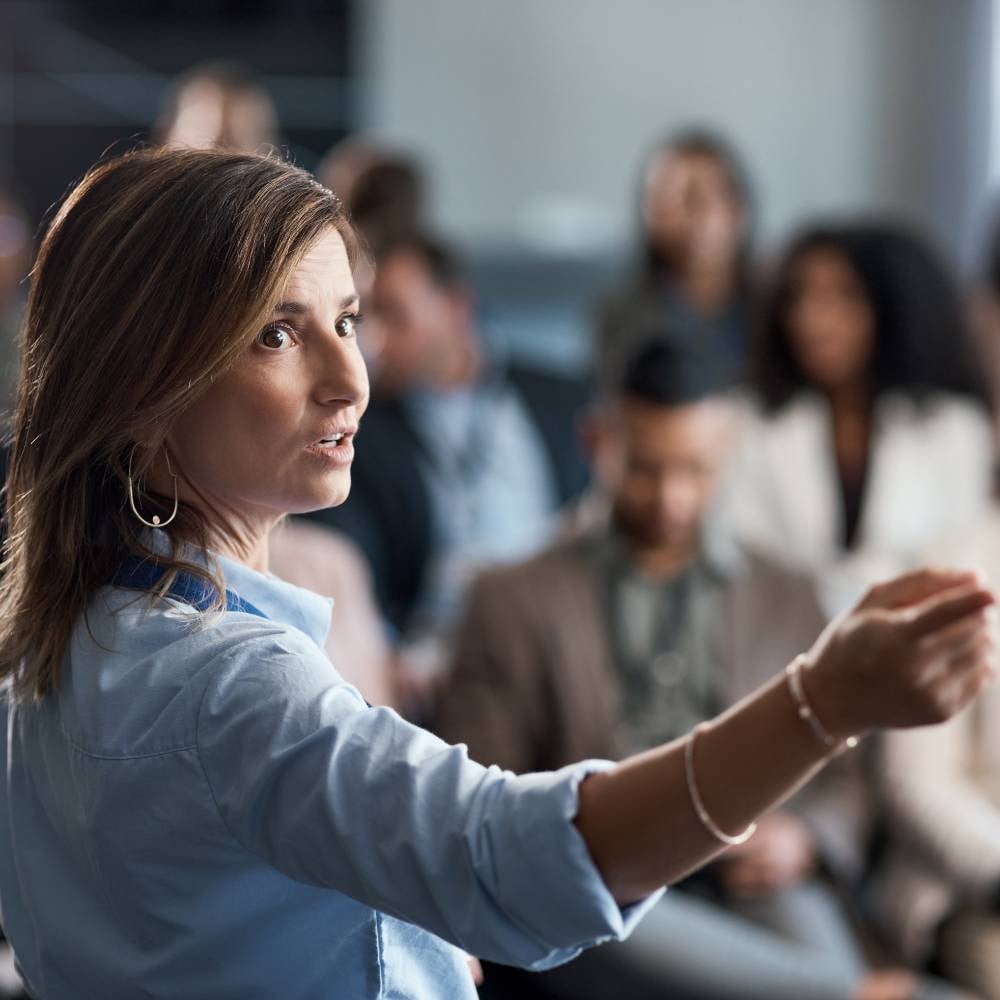 women teaching